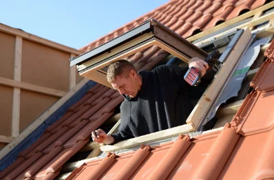 Pose de fenêtres de toit Velux au Barboux